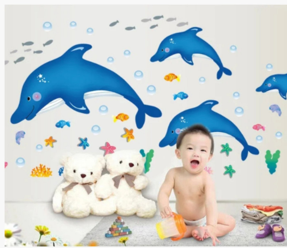 Наклейка интерьерная Дельфины Киев - изображение 6