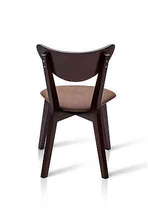 Стілець Лукас м'який, горіх темн/коричнева ткан Київ