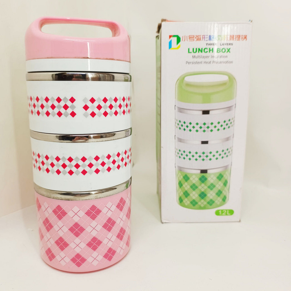 Термобокс для харчових продуктів UNIQUE, Ланч-бокс для їжі Термос їжі на роботу ZX-72 Львів - фото 2