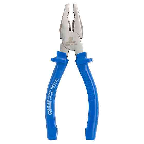 Sigma Плоскогубцы 160мм синие SIGMA (4341161) Коломыя