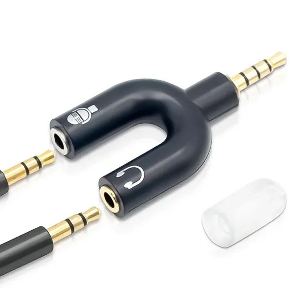 Спліттер Y-типу 2x1 для навушників і мікрофона Київ - фото 8