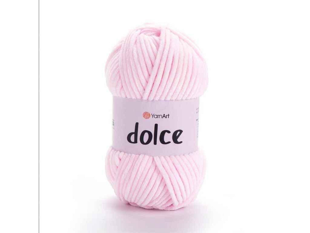 Пряжа Dolce ніжно-рожевий 100% мікрополіестр 120м 100г 5шт/уп 750 ТМ YarnArt Київ - фото 1