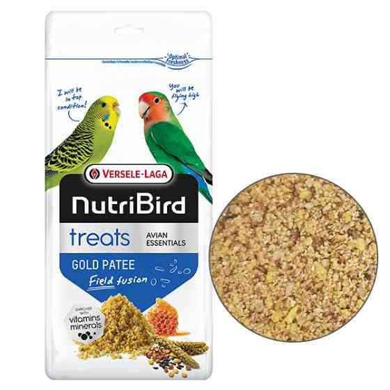 Versele-Laga NutriBird Gold Patee Field Fusion НУТРИБЕРД ГОЛД ПАТИ ФИЛД ФЬЮЖН яичный корм с медом и злаками для птиц Киев