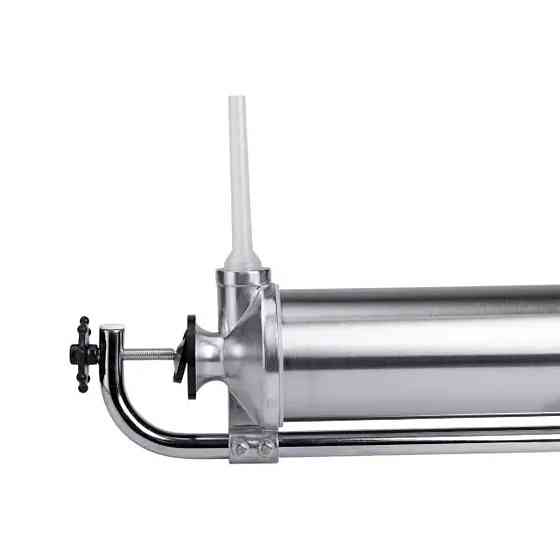 Yiwu Вертикальний шприц для ковбаси 2,5 л з нержавіючої сталі шприц ковбасний 4 насадки 16788-5 Киев