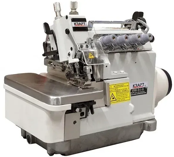 Швейна машина Owerlok 5-nitkowy Krafft KF-998TD-5 z podwójnym transportem Київ - фото 1