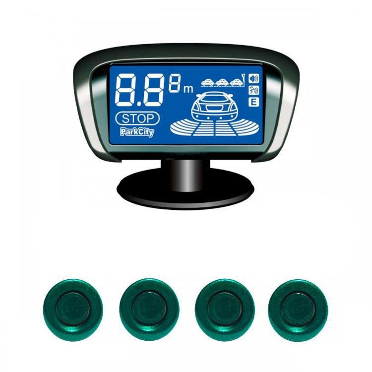 Паркувальна система Parkcity Paris 418/301L Green 4-датчики Харьков - изображение 1