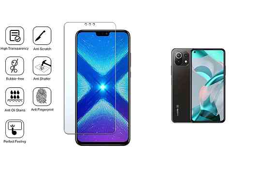 Защитное стекло NeoGlass для Xiaomi Mi 11 Lite 5G NE – ультрапрозрачное и устойчивое Киев