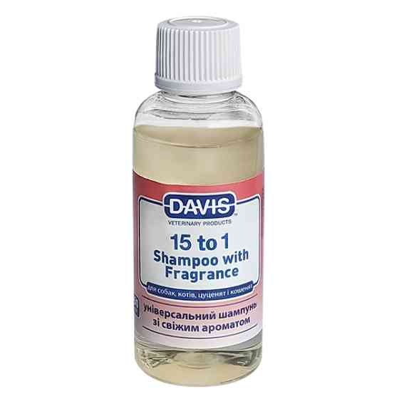 Davis 15 to 1 Shampoo With Fragrance ДЭВИС 15:1 шампунь с ароматом для собак, котов, концентрат Киев