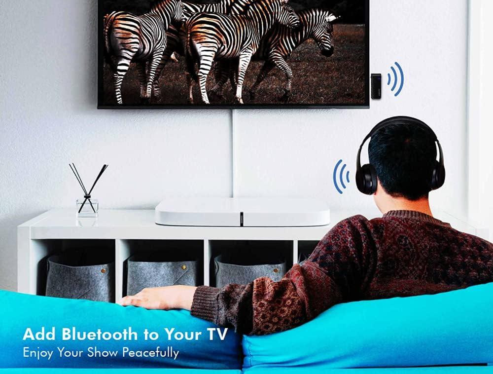 Bluetooth передатчик LogiLink BT0061 5.1 с AUX выходом для проводных наушников и авиационным плагом черный Киев - изображение 3