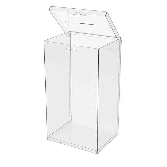 Ящик EKOSTAR с замком для пожертвований и сбора денег 250x200x440. Объем 22 литров Киев