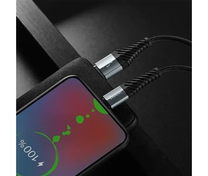 Кабель Hoco COOL DATA CABLE X38 USB to microUSB (v8) Швидка зарядка Чорний Одеса - фото 4