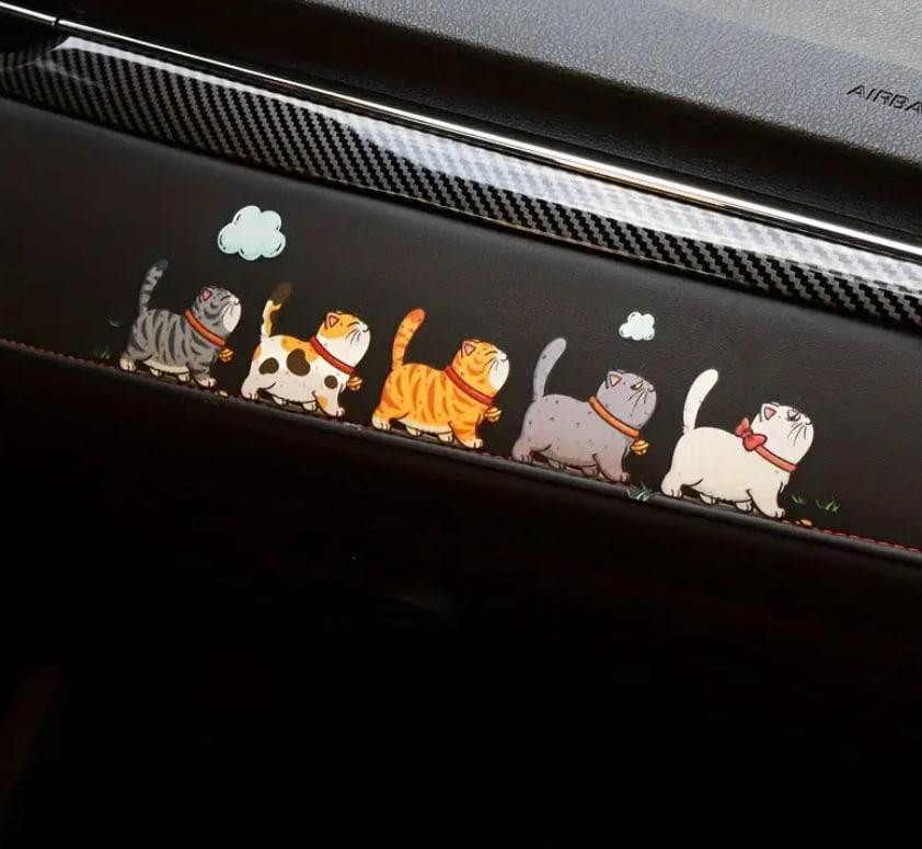 Водонепроницаемая виниловая наклейка с 5 котами — для авто, ноутбука, стекла. Киев - изображение 5