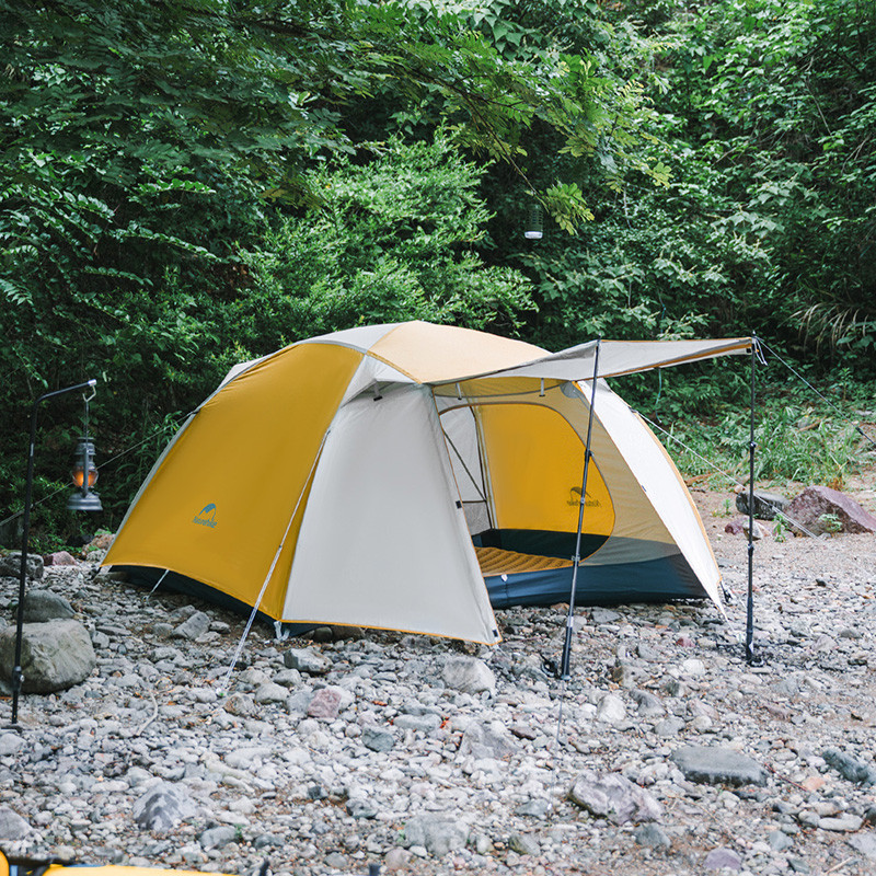 Намет двомісний Naturehike CNK2300ZP024, жовтий Киев - изображение 2