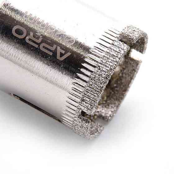 Сверло трубчатое с алмазным напылением для стекла и плитки 32 мм. Харьков