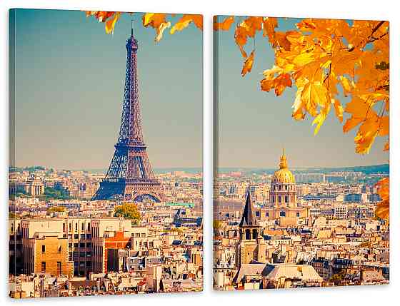 Модульная картина в гостиную / спальню  Париж  TLV-2_040 Київ