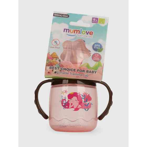 Поїльник з силіконовим носиком MGZ-0314(Pink) 180 мл Вінниця