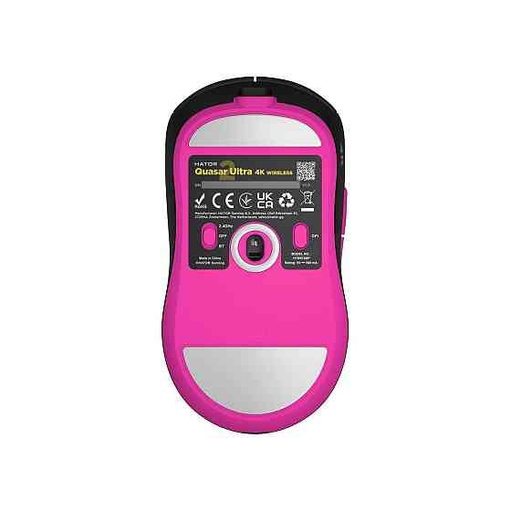 Миша бездротова Hator Quasar 2 Ultra 4K Wireless Black/Pink (HTM570BP) Чорно-рожевий Харків