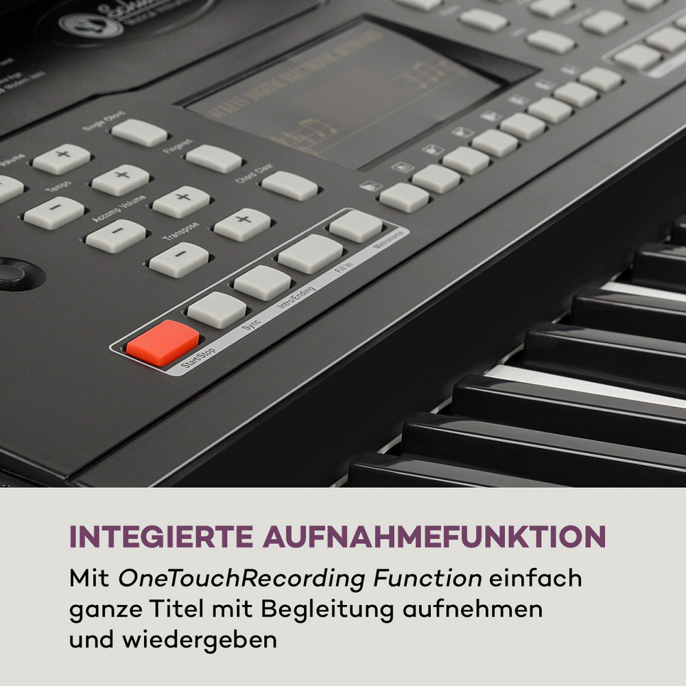 Etude 61 MK II Клавіатура 61 клавіша по 300 тембрів/ритмів чорний Чорний (Німеччина, читати опис) Рівне - фото 6