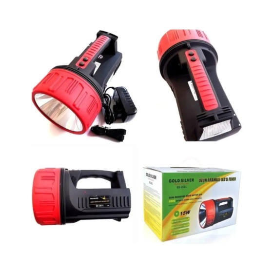 Ліхтар ручний акумуляторний Gold Silver GS-2621 (9339) 15 Вт Київ