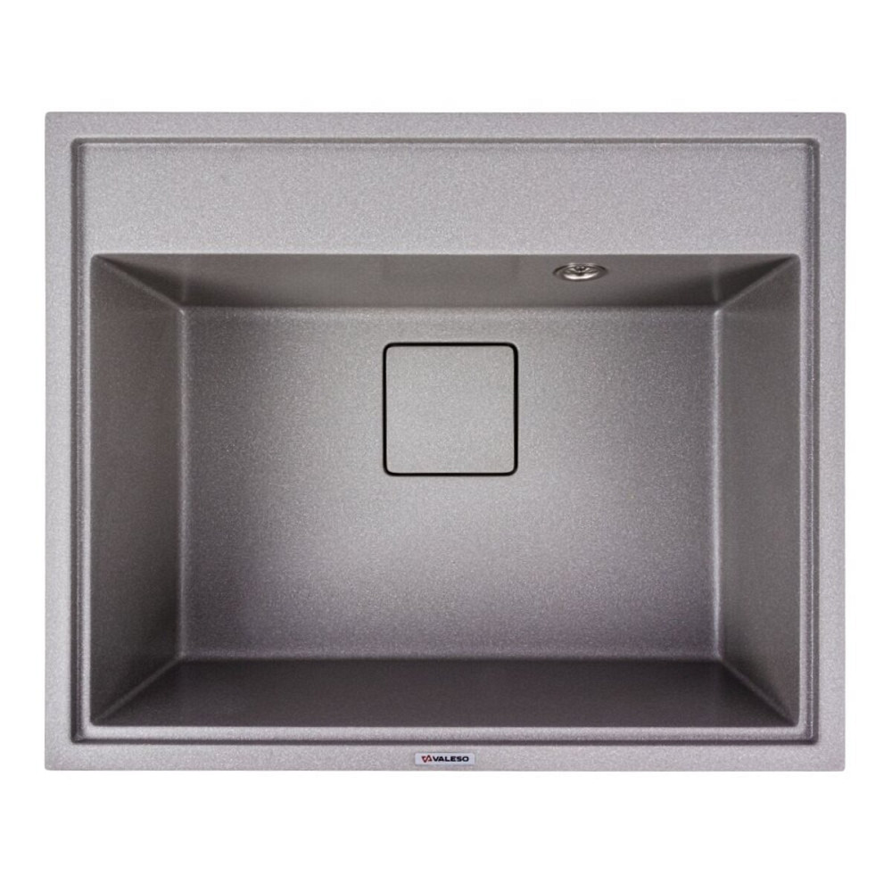 VALESO Гранітна мийка VALESO SHERLIT 6050 матова Сірий мусон Коломия - фото 8