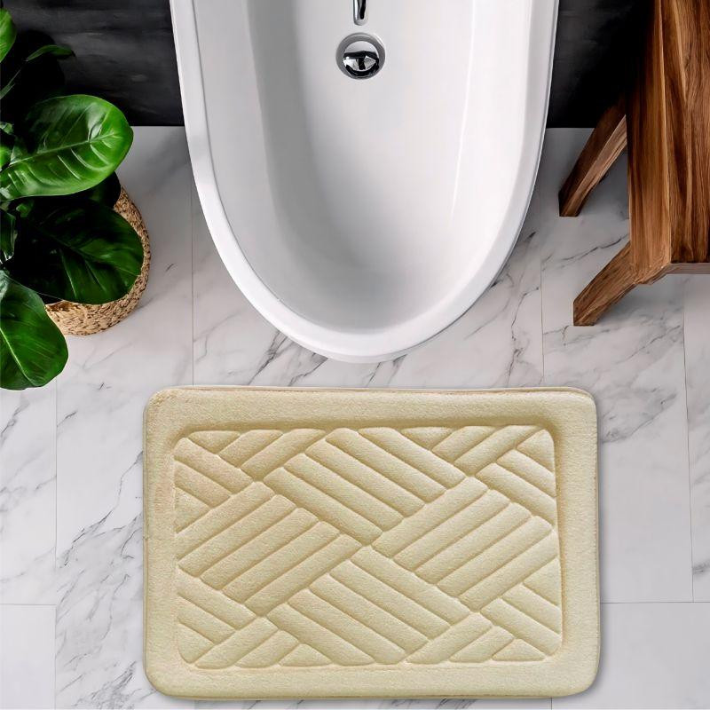 Коврик для ванной и туалета Lovely Svi мягкий, абсорбирующий, нескользящий 40 x 60 x 1.5 см Бежевый (2565026) Киев - изображение 1