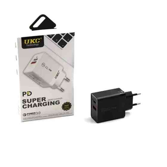 Сетевое зарядное устройство 18w PD 889 USB+type C Киев