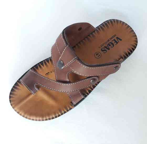 Чоловічі Шльопанці Тапочки Сланці В'єтнамки Коричневі (розміри: 41,42,44) Дніпро
