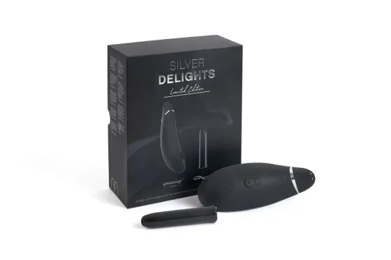 Преміальний подарунковий набір Silver Delights Collection: Womanizer Premium та We-Vibe Tango Львів