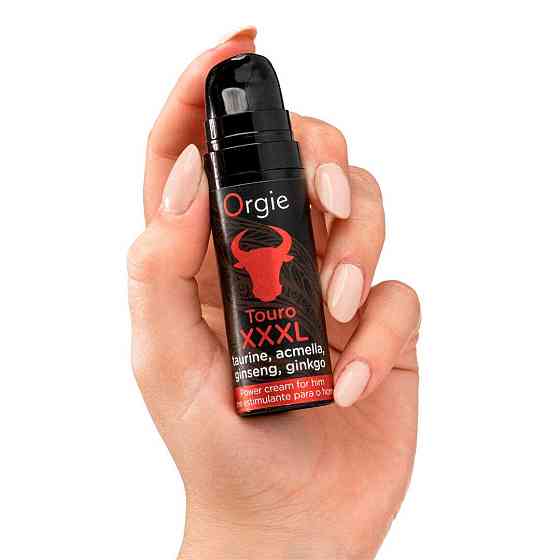 Крем для посилення ерекції Orgie Touro XXXL Power Cream, 15 мл, з ефектом вібрації Sex Aura Київ