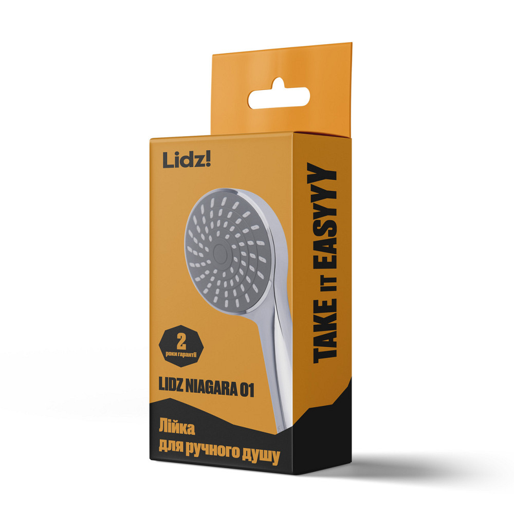 Лійка для ручного душу Lidz Niagara 01 98 мм округла LDNIA01CRM22034 Chrome Київ - фото 3
