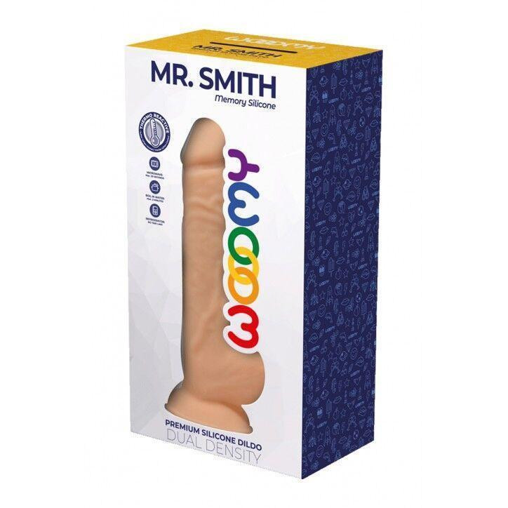 Силиконовый фаллоимитатор Wooomy Mr.Smith, термореактивный, с присоской, длина 17,5, диаметр 3,3 см Sex Aura Киев - изображение 3