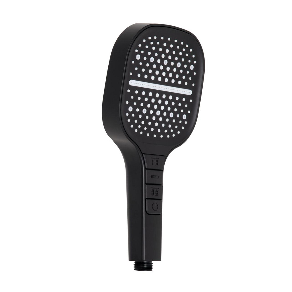 Лейка для ручного душа Qtap Rucni 130x130 мм QTRUC125BLM45957 Black Matt Київ - фото 1