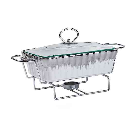 Марміт прямокутний на 1 л порцелянаовий з підігрівом 31×16×11 см HP1019 Київ