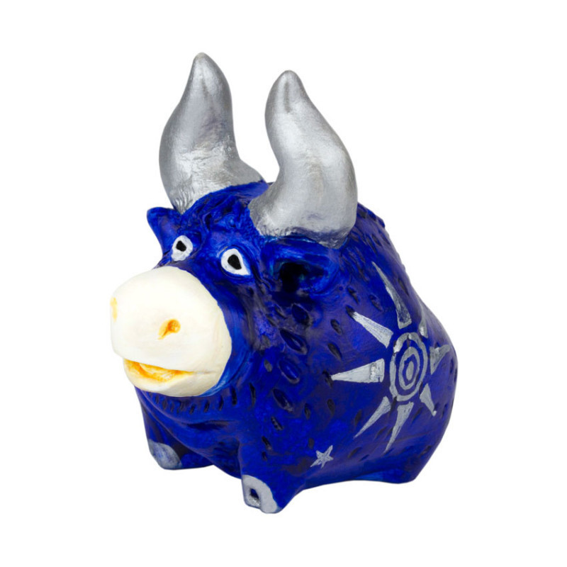 Синяя фигурка Бычек Киев - изображение 1