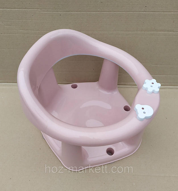 Сидіння у ванну дитяче для купання для дівчинки на присосках Харків - фото 5