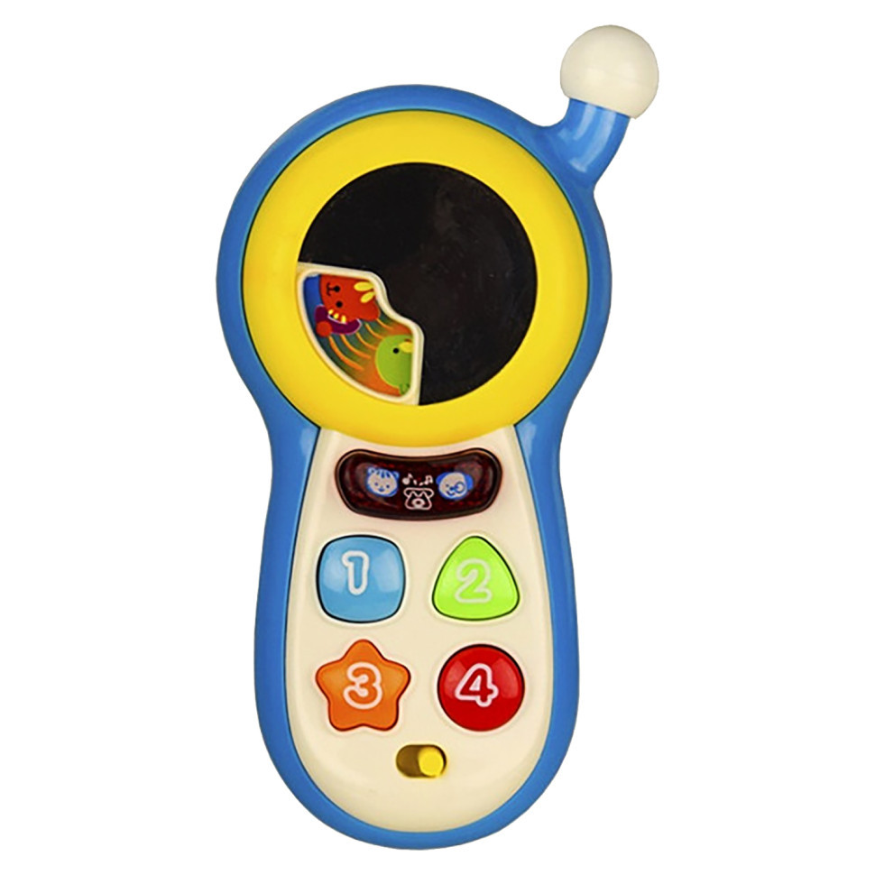 Музичний розвиваючий телефон 0610T, зі світловими ефектами Вінниця - фото 3