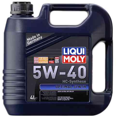 LIQUI MOLY 3926 Optimal Synth SAE 5W-40 — Повністю синтетична моторна олива | Преміальний захист двигуна та максимальна ефективніс Ковель