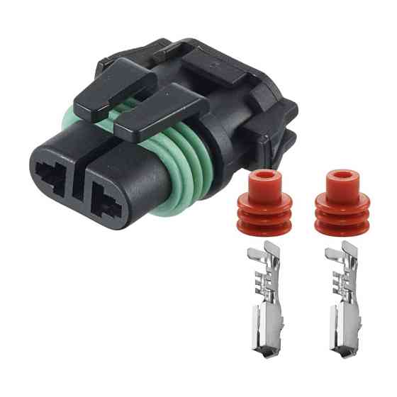 Роз'єм конектор 2-кон., Автолампа Н8, Н, Н27 Угл, APTIV (Delphi) Універсальна, Японія Toyota, Багато марок Київ