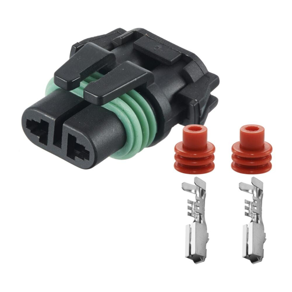 Разъем коннектор 2-кон., Автолампа Н8, Н, Н27 Угл, APTIV (Delphi) Универсальная, Япония Toyota, Много марок Киев - изображение 1