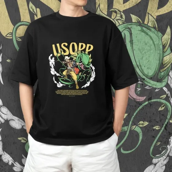 Футболка мужская с принтом Ван Пис Usopp Размер 48 Anime0270 Днепр