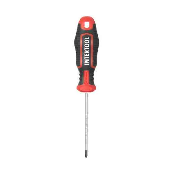 Викруткa хрестова, PH0×75 мм, S2, STORM INTERTOOL VT-3413 Киев