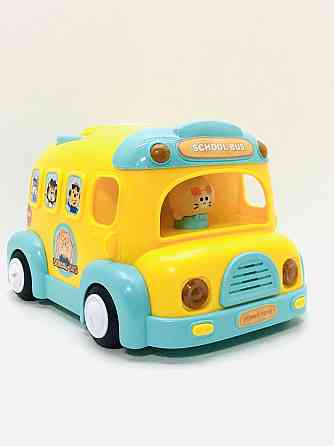 Сейф-скарбничка A-Toys Автобус звук /світло/ Жовтий (8118) Чернігів