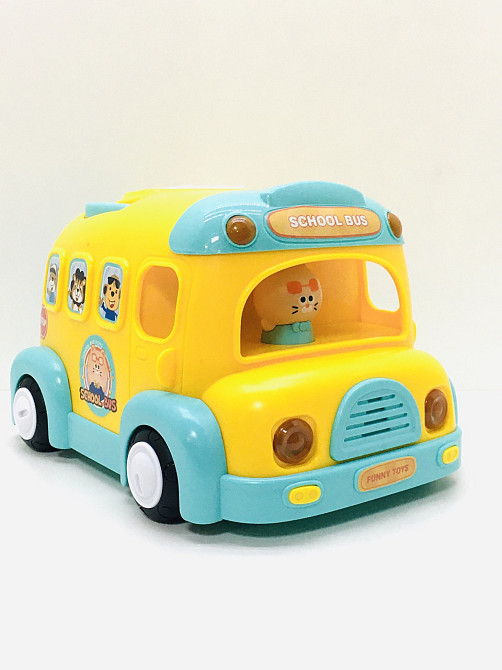 Сейф-скарбничка A-Toys Автобус звук /світло/ Жовтий (8118) Чернігів - фото 1