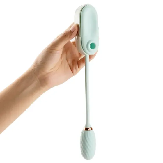 Вакуумний кліторальний стимулятор Otouch Louis Vibrate Teal з віброяйцем, у кейсі Львів