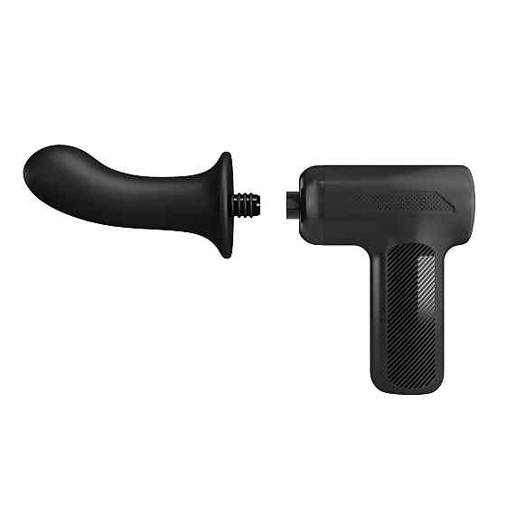 Вибромассажер пистолет Dj Doctor Massage Gun черный, 12.1 х 3.8 см Sex Aura Киев