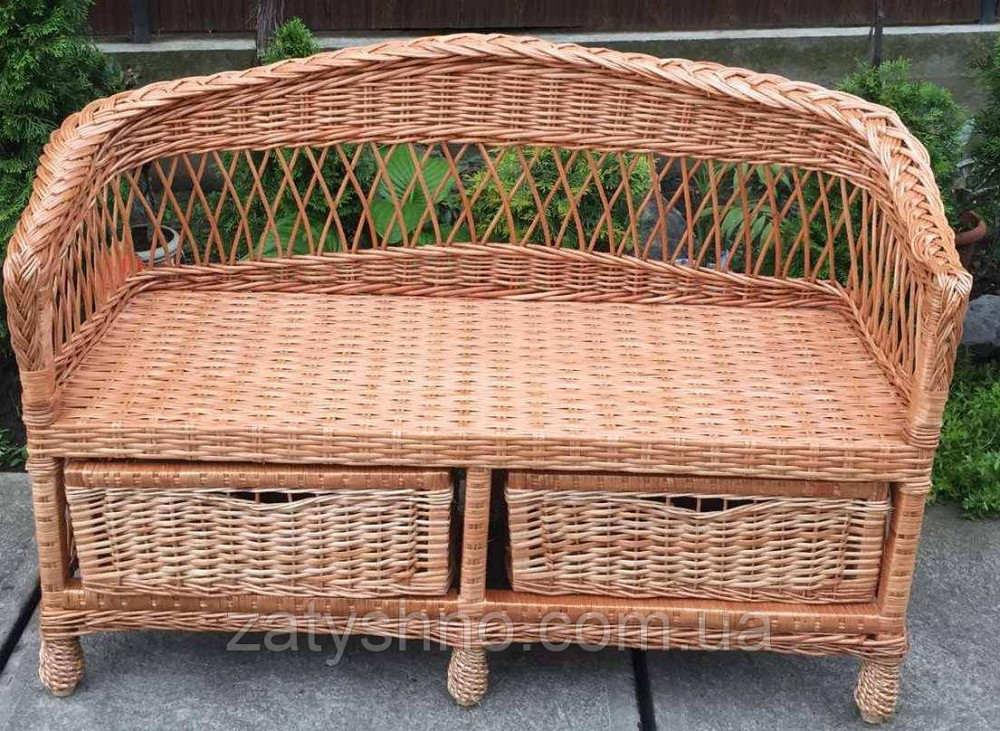 Диван плетеный с шухлядой Киев - изображение 4