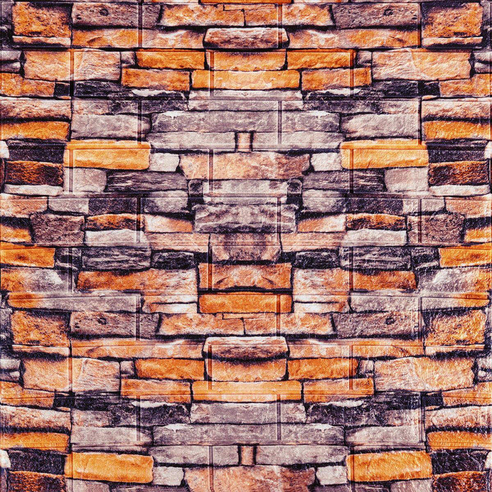 Декоративная 3D панель самоклейка 700x770x3мм Песчаник Екатеринославский кирпич (045-3) SW-00000692 Днепр - изображение 1