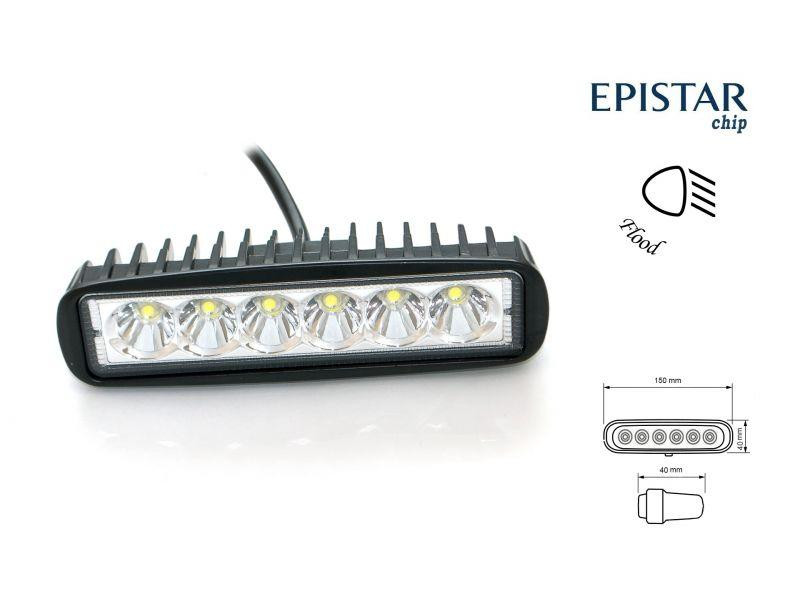 Фара додаткового світла 07T - 18W / 47 / Flood промінь світла, що розсіює, кут свічення 60° вольтаж 12-24V Харків - фото 4