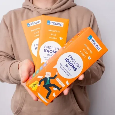 Обучающий набор English Student Карточки для изучения английского языка Idioms B2-С1 (укр.) (591225992) Винница