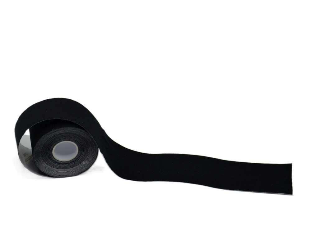 Кінезіологічний тейп PowerPlay 4315 Чорний 5cм*5м Луцк - изображение 3